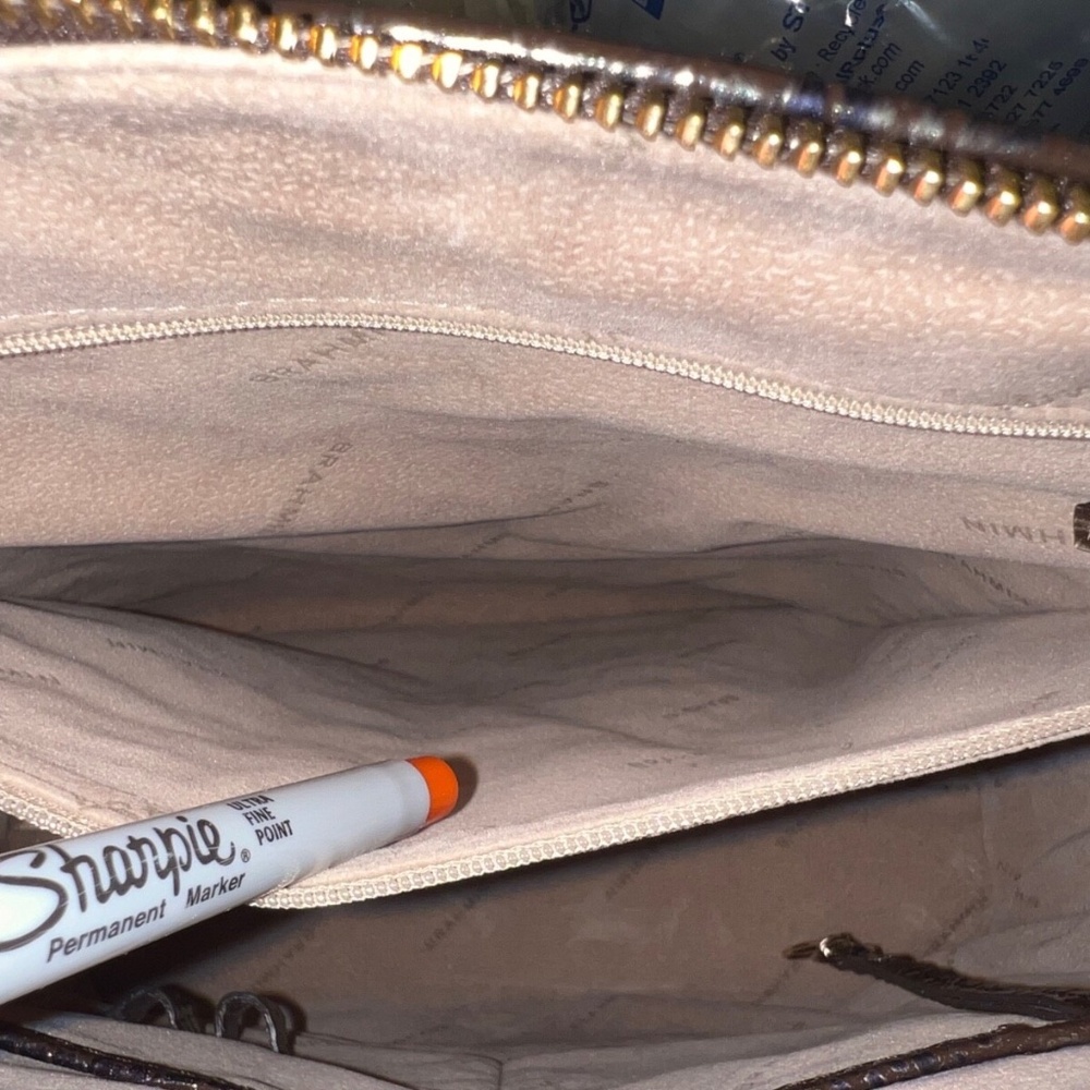 Brahmin Large Duxbury Umbra Melbourne Leather Bag NEW! RARE RETIRED PRICE FIRM - Picture 11 of 12